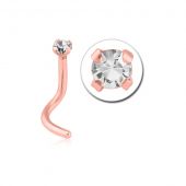 PVD ROSE GOLD NOSESTUD GRIFFE