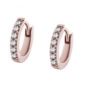 HOOPS CLICKERS PVD ROSE GOLD