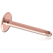 PVD ROSE GOLD MICRO LABRET