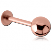 PVD ROSE GOLD MICRO LABRET + BILLE