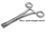 PINCE MINI TRIANGLE OUVERT