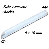 TUBE RECEVEUR STERILE