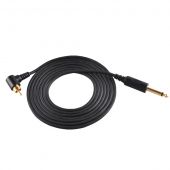 CABLE SILICONE RCA + JACK COUDE