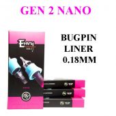 ENVY GEN2 NANO CARTOUCHES BUGPIN LINER 1 AIGU. X0.18MM X10PCS