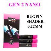 ENVY GEN2 NANO CARTOUCHES BUGPIN ROUND SHADER 3 AIGU. X0.22MM X10PCS