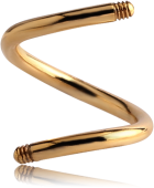 GOLD PLATED MICRO SPIRAL