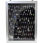 DISPLAY WITH 108 NAVEL PIERCING
