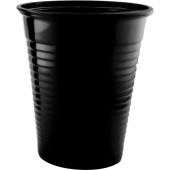 BLACK CUP PLASTIC X100PCS