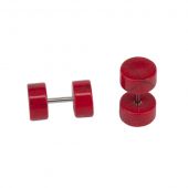 FAUX PLUG RED CORAL