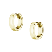 HOOPS CLICKERS PVD GOLD 18K 4MM