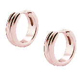 HOOPS CLICKERS PVD ROSE GOLD