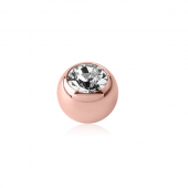 PVD ROSE GOLD MICRO BALL STRASS