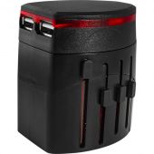 WORLD TRAVEL ADAPTER + USB CHARGER