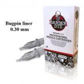 BARBER CARTOUCHES BUGPIN LINER 0.30MM X 20PCS