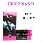 ENVY GEN2 NANO CARTOUCHES FLAT 3 AIGU. X0.30MM X10PCS