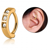 FINE GOLD PLATED ROOK CLICKER