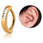 FINE GOLD PLATED ROOK CLICKER